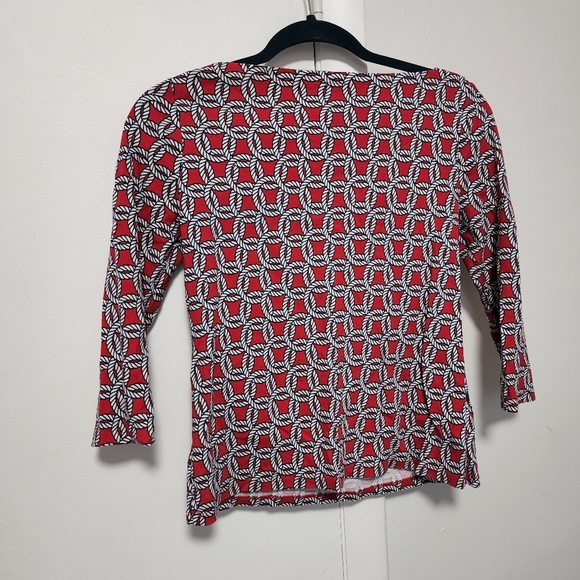 Red and Blue Top - Petite - Picture 9 of 9